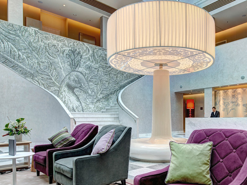 <b>Swissotel, Dresden, Germany</b><br />
ALLIGATOR / ALLIGATOR Art Velluto Filler with velvet effect