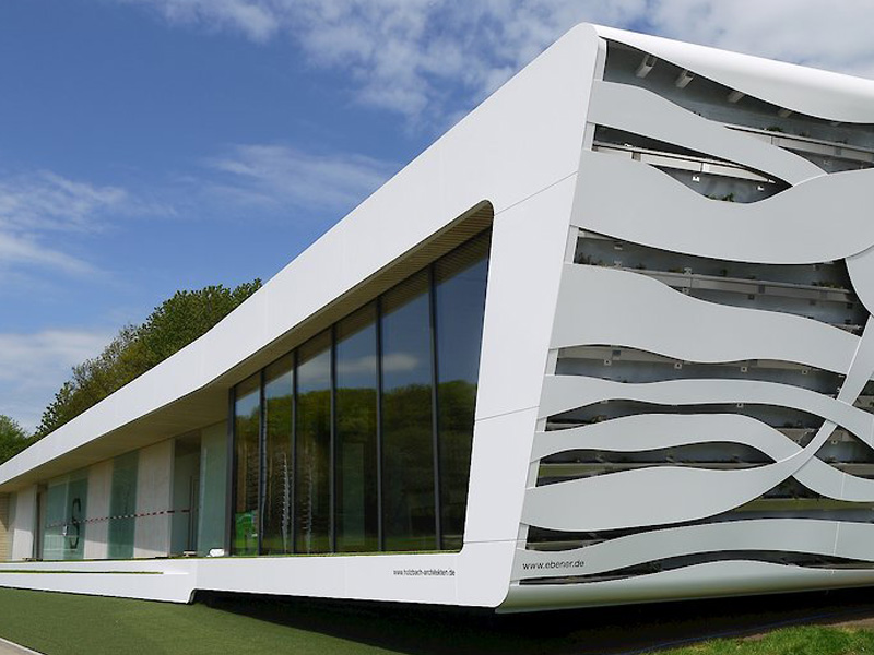 <b>Sports club, Herschbach, Germany</b><br />
Inthermo / Inthermo  ETICS
